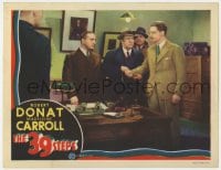 8r127 39 STEPS LC 1935 Alfred Hitchcock classic, police put Robert Donat in handcuffs!