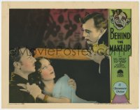 8r130 BEHIND THE MAKE-UP LC 1930 William Powell shields Fay Wray from clown Hal Skelly, ultra rare!
