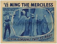 8r151 FLASH GORDON'S TRIP TO MARS chapter 12 LC 1938 Buster Crabbe opens door, Ming the Merciless!
