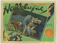 8r157 HALLELUJAH LC 1929 King Vidor all-black musical, great Al Hirschfeld border art, ultra rare!