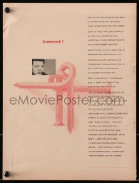 8r058 HOLLYWOOD REPORTER exhibitor magazine April 9, 1954 Saul Bass says Neville Brand no gimmick!