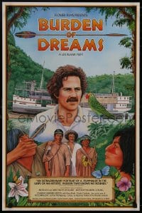 8s168 BURDEN OF DREAMS 18x27 special poster 1982 Werner Herzog, great art by Monte Dolack!