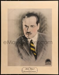 8s063 JACK HOLT personality poster 1920s head & shoulders portrait of the Paramount leading man!