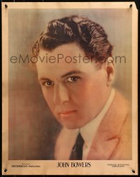 8s074 JOHN BOWERS personality poster 1920s head & shoulders portrait of the actor at PDC!