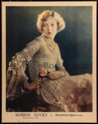 8s092 MARION DAVIES personality poster 1920s the MGM leading lady seated with her hand on her hip!