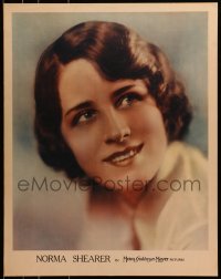 8s100 NORMA SHEARER personality poster 1920s extreme close portrait of the MGM leading lady!