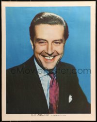 8s110 RAY MILLAND personality poster 1940s head & shoulders portrait of the Paramount leading man!