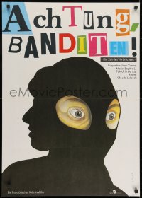 8t727 BANDITS East German 23x32 1989 Claude Lelouch's story of betrayal, murder & revenge, Bunke!