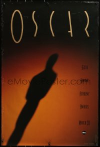 8w003 64TH ANNUAL ACADEMY AWARDS 24x36 1sh 1992 cool shadowy image of Oscar!