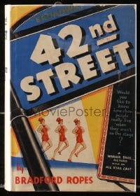 8x057 42nd STREET Grosset & Dunlap movie edition hardcover book 1933 Dick Powell, Ginger Rogers