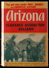 8x065 ARIZONA Grosset & Dunlap movie edition hardcover book 1940 Jean Arthur, William Holden!