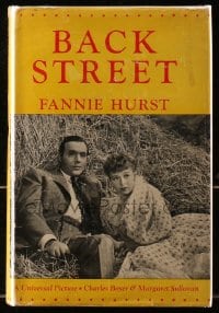 8x067 BACK STREET Grosset & Dunlap movie edition hardcover book 1941 Boyer, Sullavan, Fannie Hurst!