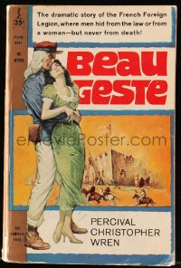 8x292 BEAU GESTE Permabooks paperback book 1960 the complete & unabridged novel by P.C. Wren!