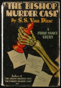 8x073 BISHOP MURDER CASE Grosset & Dunlap movie edition hardcover book 1930 Rathbone as Philo Vance