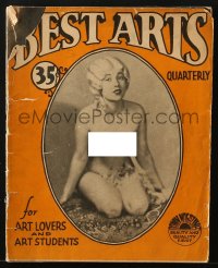 8x678 BEST ARTS QUARTERLY vol 1 no 1 magazine 1920s includes several full-page images with nudity!