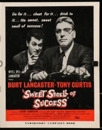 8x045 SWEET SMELL OF SUCCESS English pressbook 1957 Lancaster as Hunsecker, Tony Curtis as Falco!