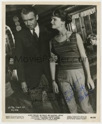 8y145 ANATOMY OF A MURDER signed 8.25x10 still 1959 by BOTH James Stewart AND Lee Remick!