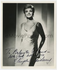 8y629 ANGELA LANSBURY signed 8x10 REPRO still 1980s full-length portrait when she was younger!
