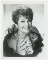 8y635 ANNE BAXTER signed 8x10 REPRO still 1980s great sexy portrait later in her career!