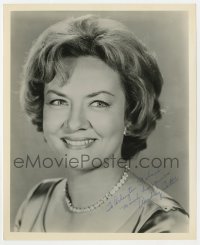 8y641 AUDREY TOTTER signed 8.25x10 REPRO still 1980s great smiling portrait later in her career!