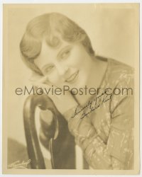 8y151 BARBARA KENT signed deluxe 8x10 still 1920s pretty close up smiling portrait by Freulich!