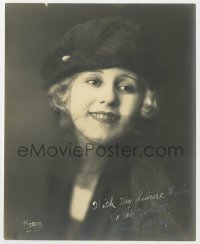8y163 CLARA HORTON signed deluxe 7.5x9.25 still 1920s pretty head & shoulders portrait by Hartsook!