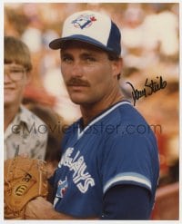 8y510 DAVE STIEB signed color 8x10 publicity still 1990s the Toronto Blue Jays baseball pitcher!