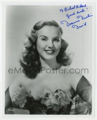 8y690 DEANNA DURBIN signed 8x10 REPRO still 1980s great portrait of the Universal leading lady!