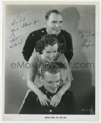8y696 DEVIL DOGS OF THE AIR signed 8x10 REPRO still 1980s by BOTH James Cagney AND Pat O'Brien!