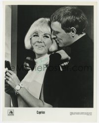 8y174 DORIS DAY signed TV 8x10.25 still R1970s great close up with Richard Harris in Caprice!