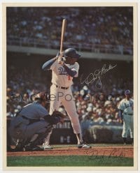 8y511 DUSTY BAKER signed color 8x10 publicity still 1990s the Los Angeles Dodgers baseball star!