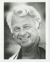 8y705 EDDIE ALBERT signed 8x10 REPRO still 1980s great smiling head & shoulders portrait!