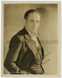8y206 GUS EDWARDS signed 8x10.25 still 1920s portrait of the music composer at MGM!