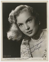 8y228 JANET LEIGH signed 8x10.25 still 1955 sexy close portrait from My Sister Eileen!