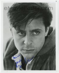 8y810 JUDD NELSON signed 8x10 REPRO still 1990s close portrait of the intense actor!