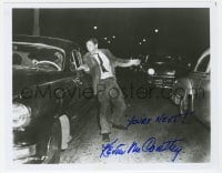8y822 KEVIN MCCARTHY signed 8x10 REPRO still 1980s from Invasion of the Body Snatchers, you're next!