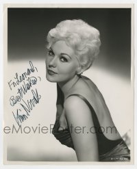 8y239 KIM NOVAK signed 8x10 still 1957 she was recently voted most popular movie star in the world!