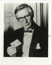 8y828 KRESKIN signed 8x10 REPRO still 1980s the legendary amazing magician in tuxedo!