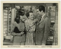 8y265 MARY ASTOR signed 8x10 still 1943 between Richard Carlson & Susan Peters in Young Ideas!