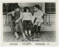 8y266 MARY BADHAM signed 8.25x10 still 1963 as Scout with her co-stars in To Kill a Mockingbird!