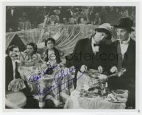 8y876 MAUREEN O'SULLIVAN signed 8x10 REPRO still 1980s with The Marx Bros in A Day at the Races!
