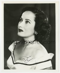 8y881 MERLE OBERON signed 8x10 REPRO still 1980s head & shoulders portrait of the beautiful star!