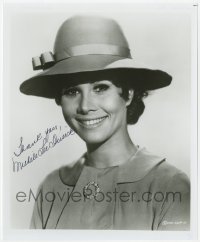 8y883 MICHELE LEE signed 8x9.75 REPRO still 1980s smiling portrait with cool hat!
