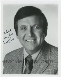 8y886 MONTY HALL signed 8x10 REPRO still 1980s smiling portrait of the Let's Make a Deal host!