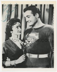 8y892 NOEL NEILL signed 8x10 REPRO still 1980s she's Lois Lane with Kirk Alyn as Superman!