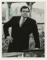 8y283 PAUL SORVINO signed TV 7x9 still 1980s great portrait wearing suit & tie!