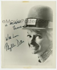 8y905 PHYLLIS DILLER signed 8x10 REPRO still 1970s close portrait of the zany comedienne!