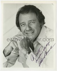 8y923 RICHARD CRENNA signed 8x10 REPRO still 1980s great head & shoulders portrait of the star!
