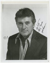 8y937 ROCK HUDSON signed 8x10.25 REPRO still 1970s head & shoulders portrait later in his career!