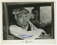 8y317 WARREN OATES signed 8x10.25 still 1973 great close up in the title role in Dillinger!